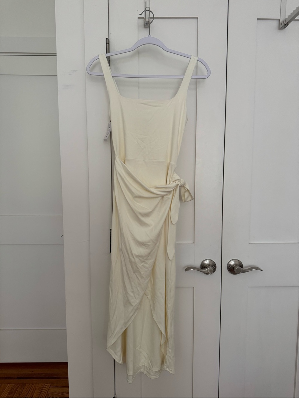 Aritzia Light Birch Saturn Midi Dress
